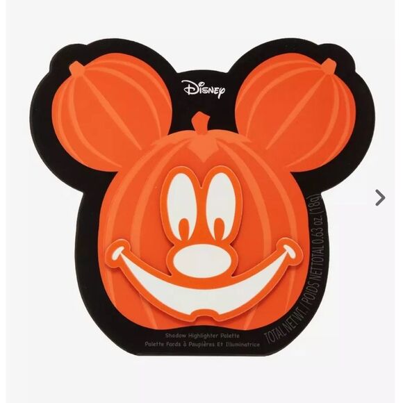 Disney Halloween Mickey Mouse Pumpkin Eyeshadow & Highlighter Palette NEW 🎃 - Picture 1 of 10
